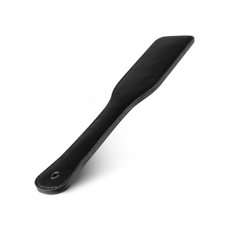 Faux Leather Paddle Black