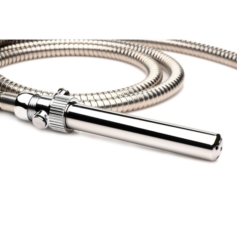 Enema Nozzle With Push Valve