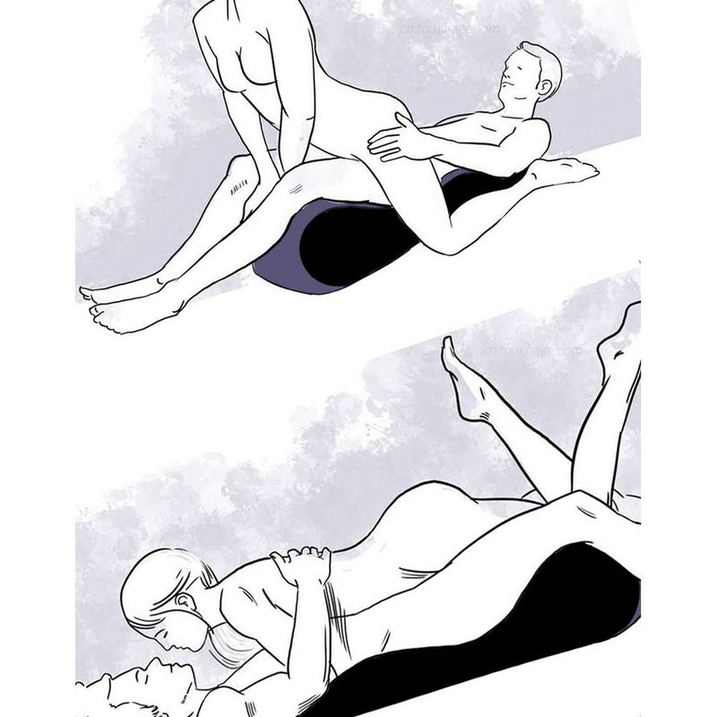 Large Inflatable Mini Sex Positioning Mattress