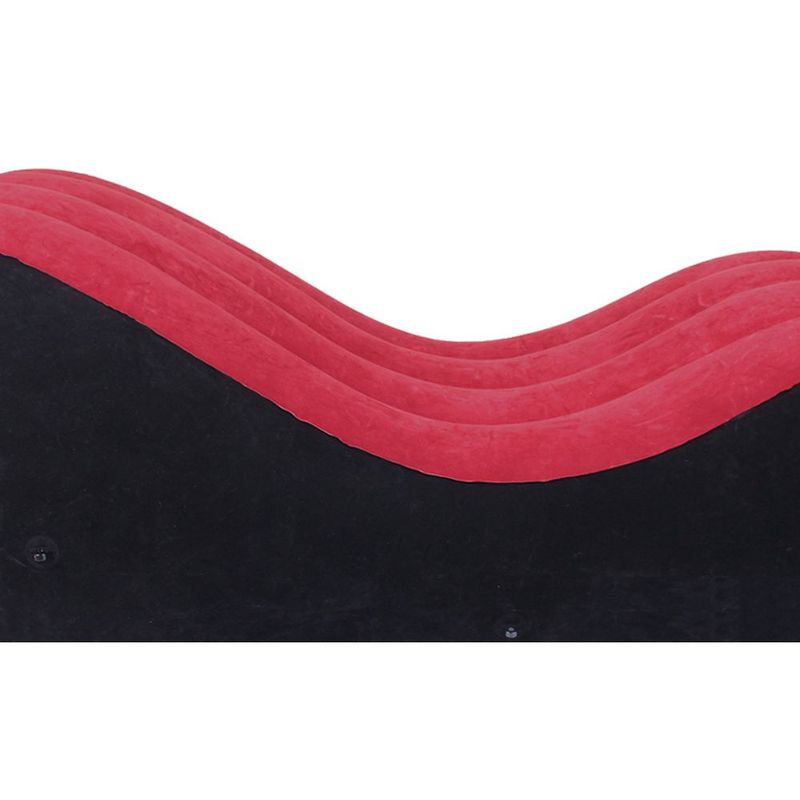 Large 1.5m Inflatable Suede Love Lounge with Handrail