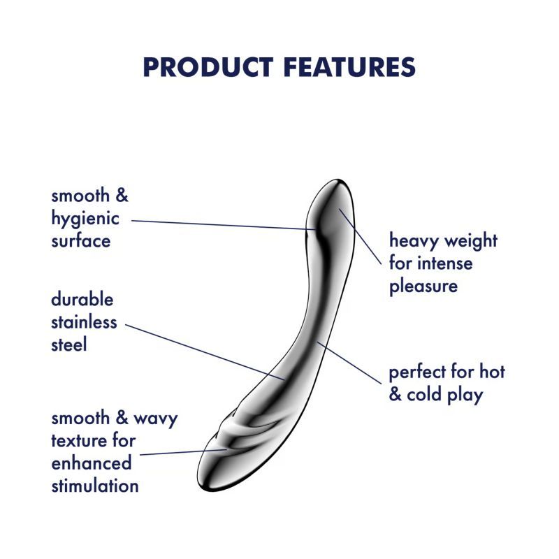 Satisfyer Pure Gravity 3 Metal Dildo