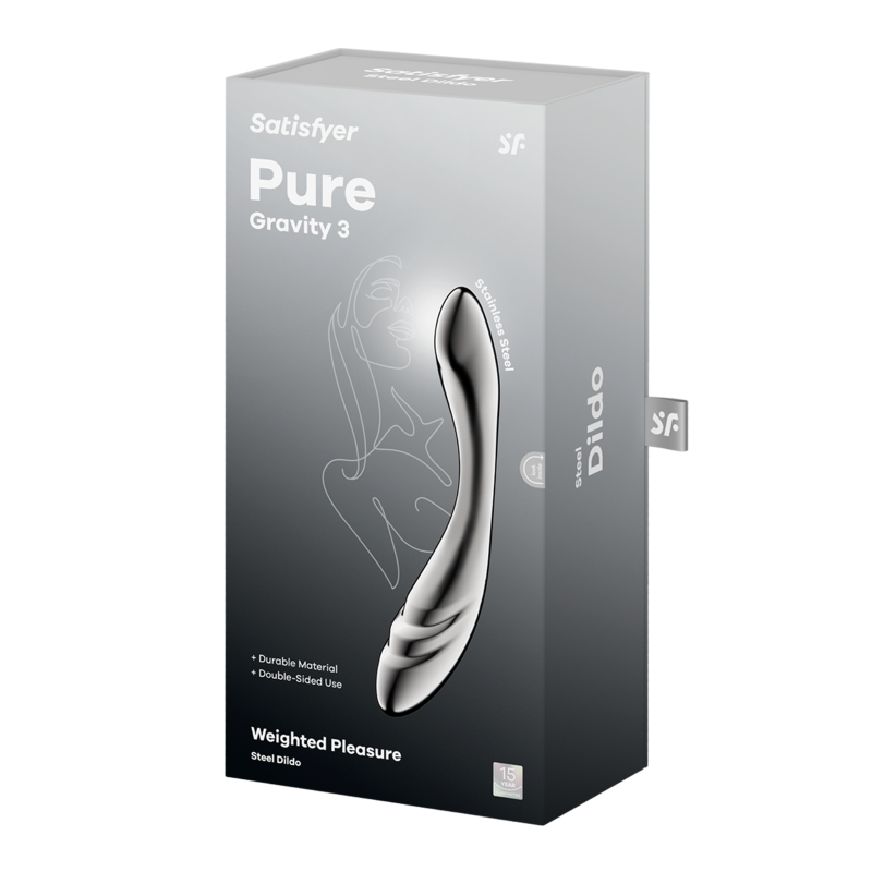 Satisfyer Pure Gravity 3 Metal Dildo