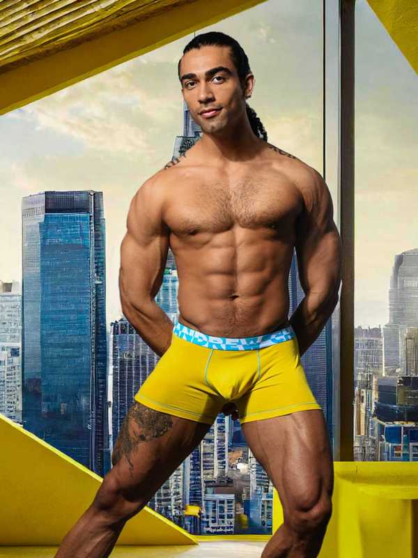 ALMOST NAKED® Hang-Free Boxer - Yellow