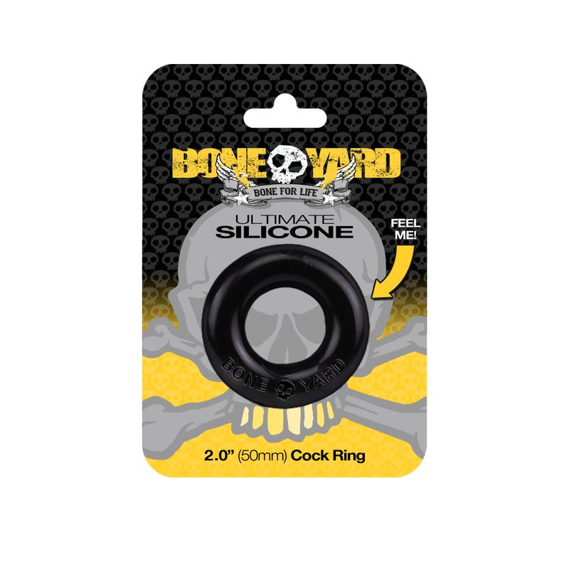 Ultimate Silicone Cock Ring Black