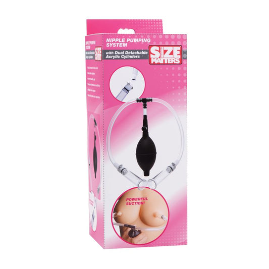 Nipple Pumping System with Dual Cylinders