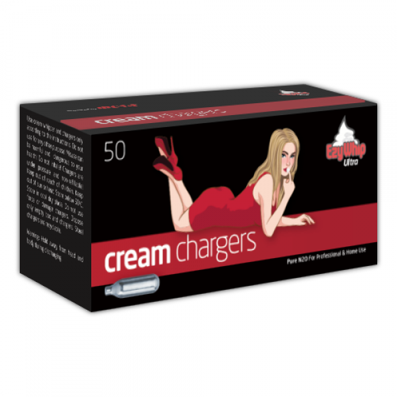 Ezywhip Ultra Cream 8g N2O Chargers 50 Pc