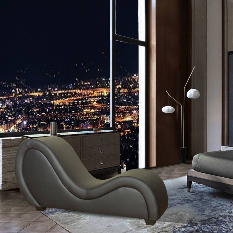 Kama Sutra Mebon Chaise Love Lounge Black