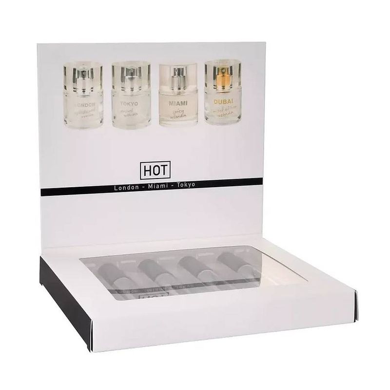HOT Pheromone Perfume Box Women - 4 x 5ml
