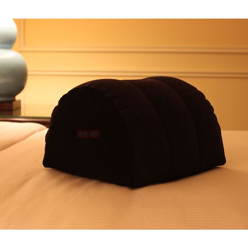 Inflatable Sex Positioning Half Dome Cushion with Toy Holder