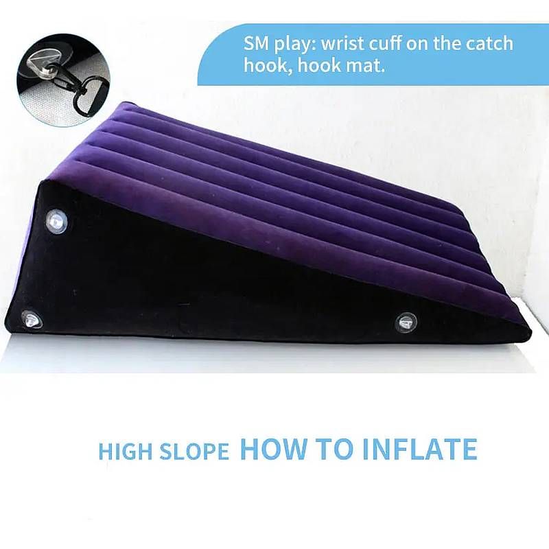 Large Inflatable Sex Positioning Wedge Cushion