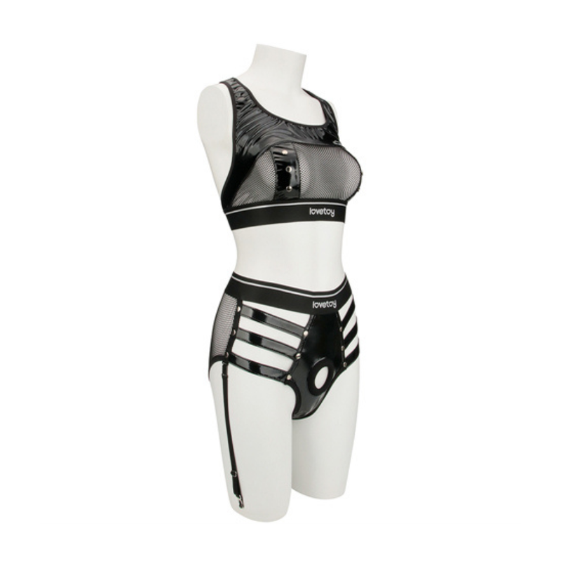Rebellion Reign Iconic Harness Strap On Set L/XL