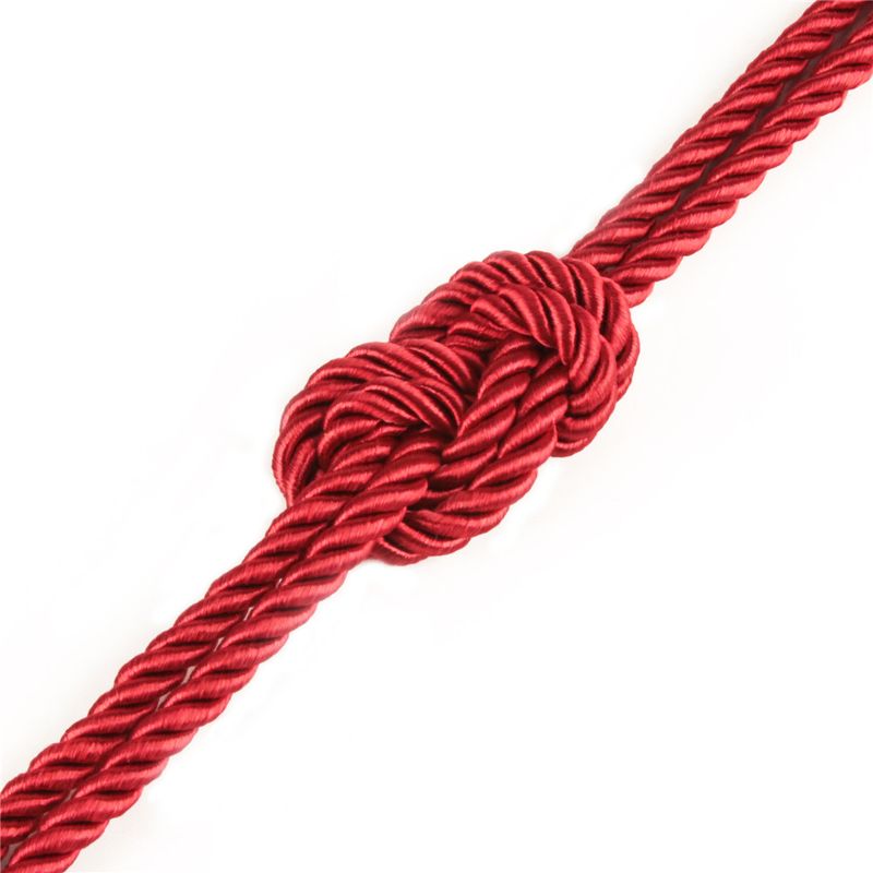 Rebellion Reign Crimson 10m Silky Bondage Rope Red
