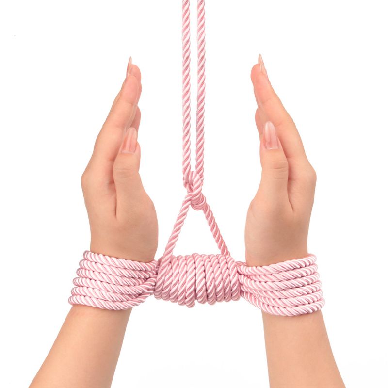 Rebellion Reign Rose 10m Silky Bondage Rope Pink