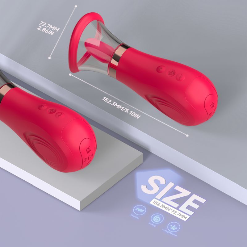 Sybil 3-in-1 Sucking Licking Tickling Stimulator