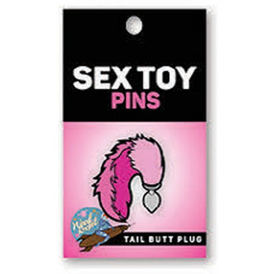 Tail Butt Plug Enamel Pin