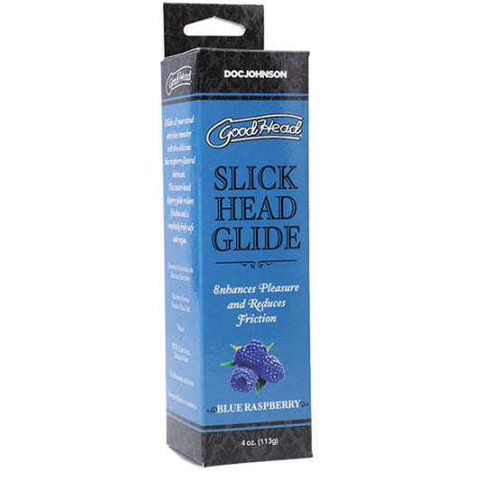 GoodHead Slick Head Glide Blue Raspberry 4 oz/113g
