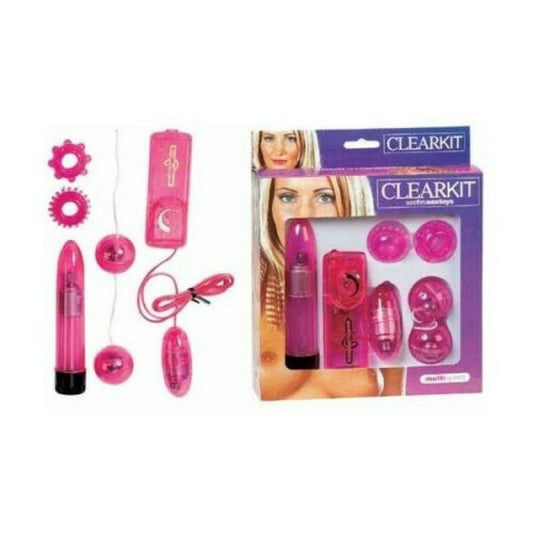 Clearkit With Vibrator Sex Kit | Jelly Sleeves & Duo Balls