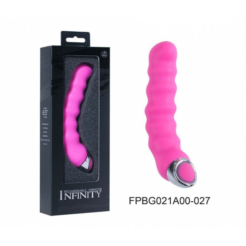 Rechargable Infinity Vibe Pink – Powerful Vibrating Dildo